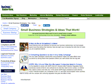 Tablet Screenshot of businessknowhow.com